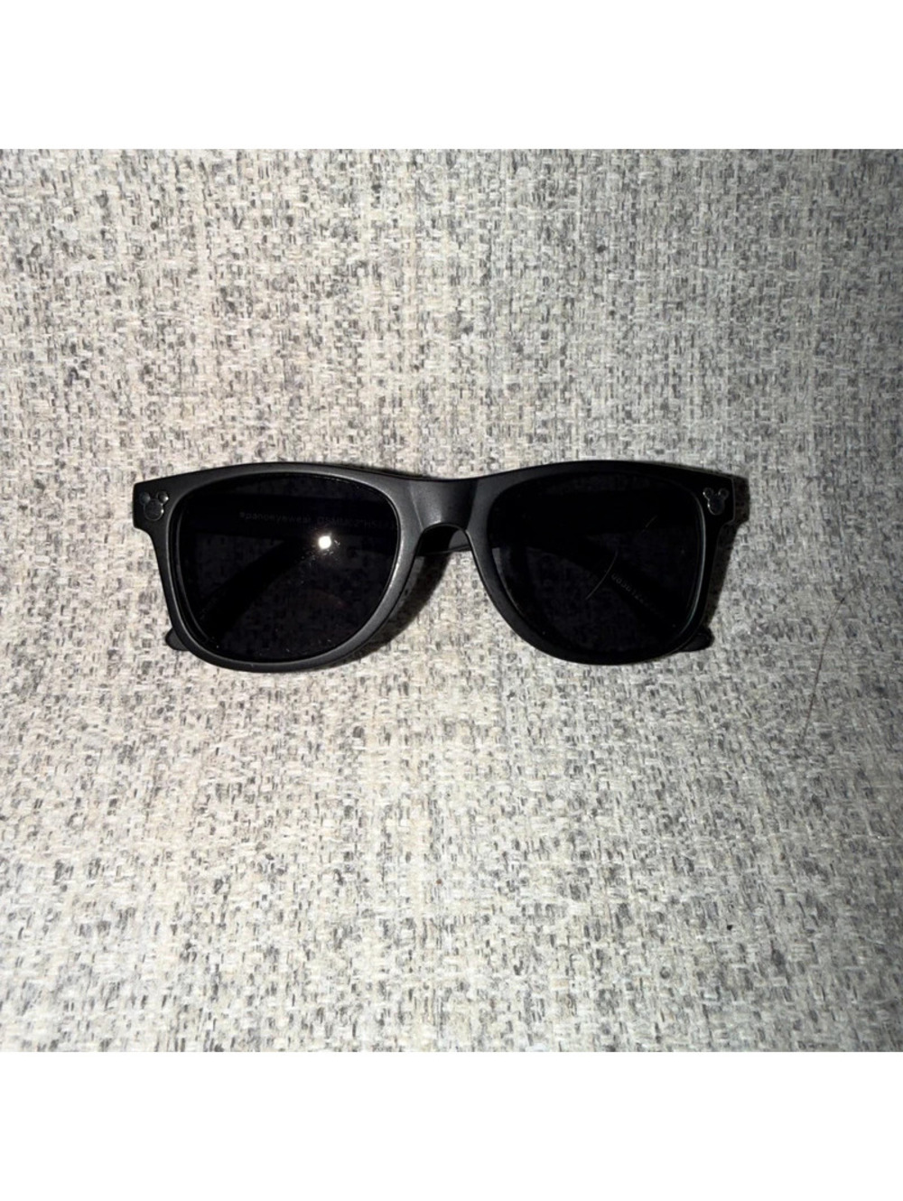 Disney Mickey Mouse Kids Sunglasses Black Square Frame Dark Lens Boys Girls